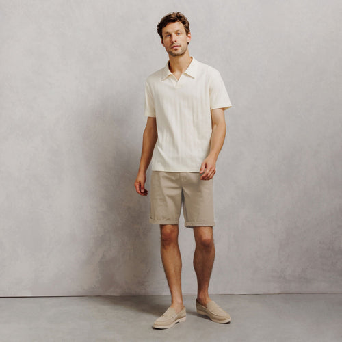 Bermuda chino slim à ceinture uni - 2