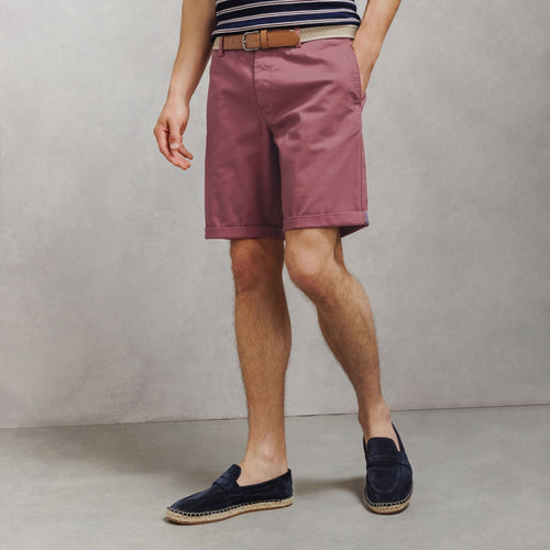 Bermuda chino slim à ceinture uni - 1