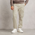 Pantalon cargo uni - 1