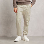 Pantalon cargo uni - 1