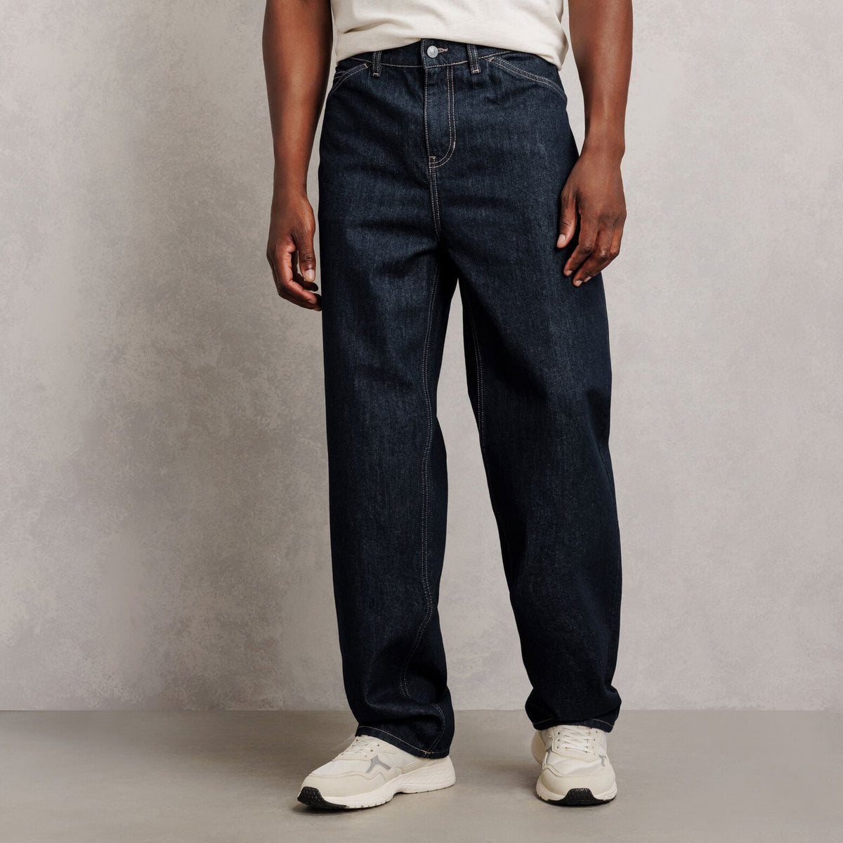 Jean baggy brut 100% coton - 1